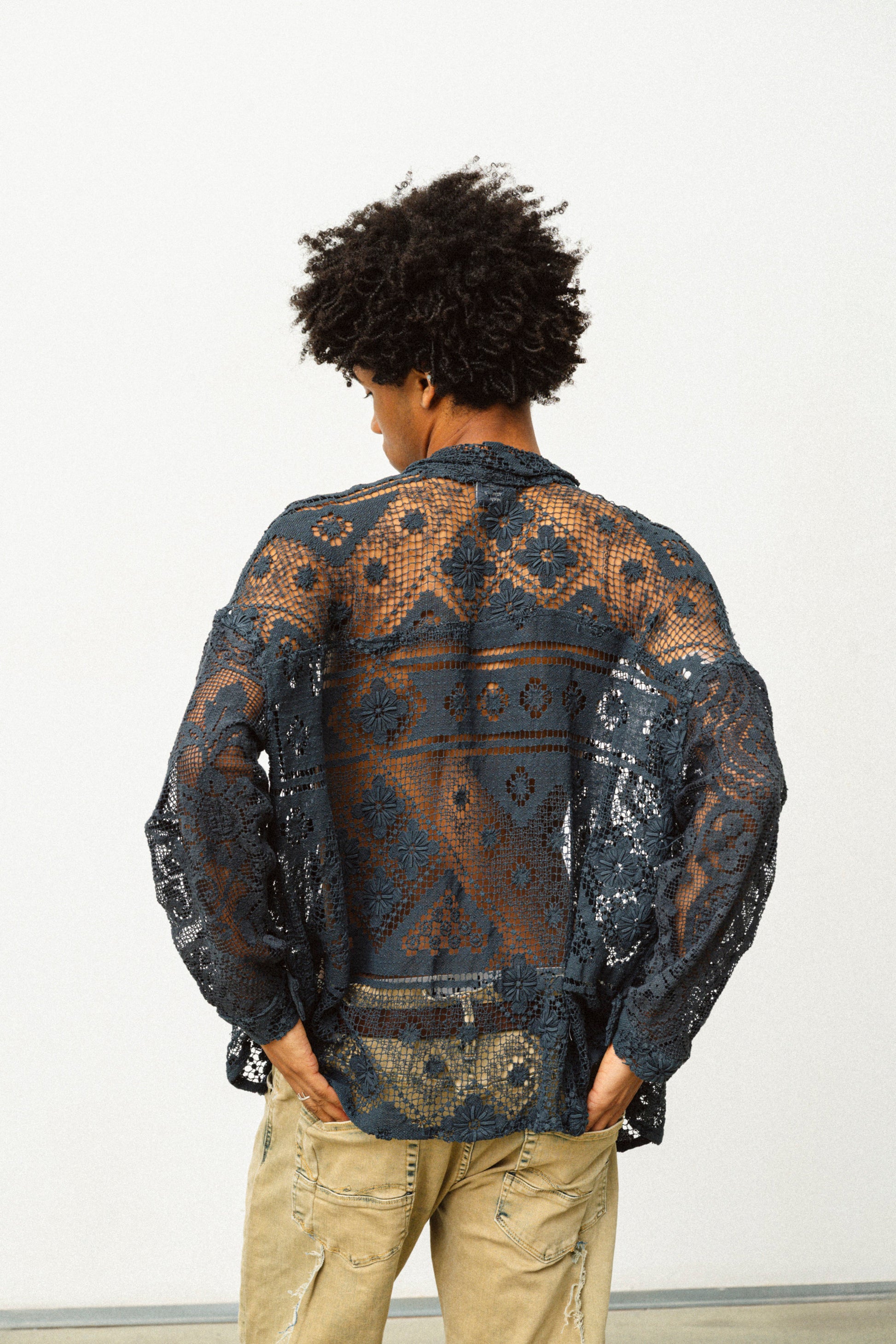 BRODERIE LS SHIRT