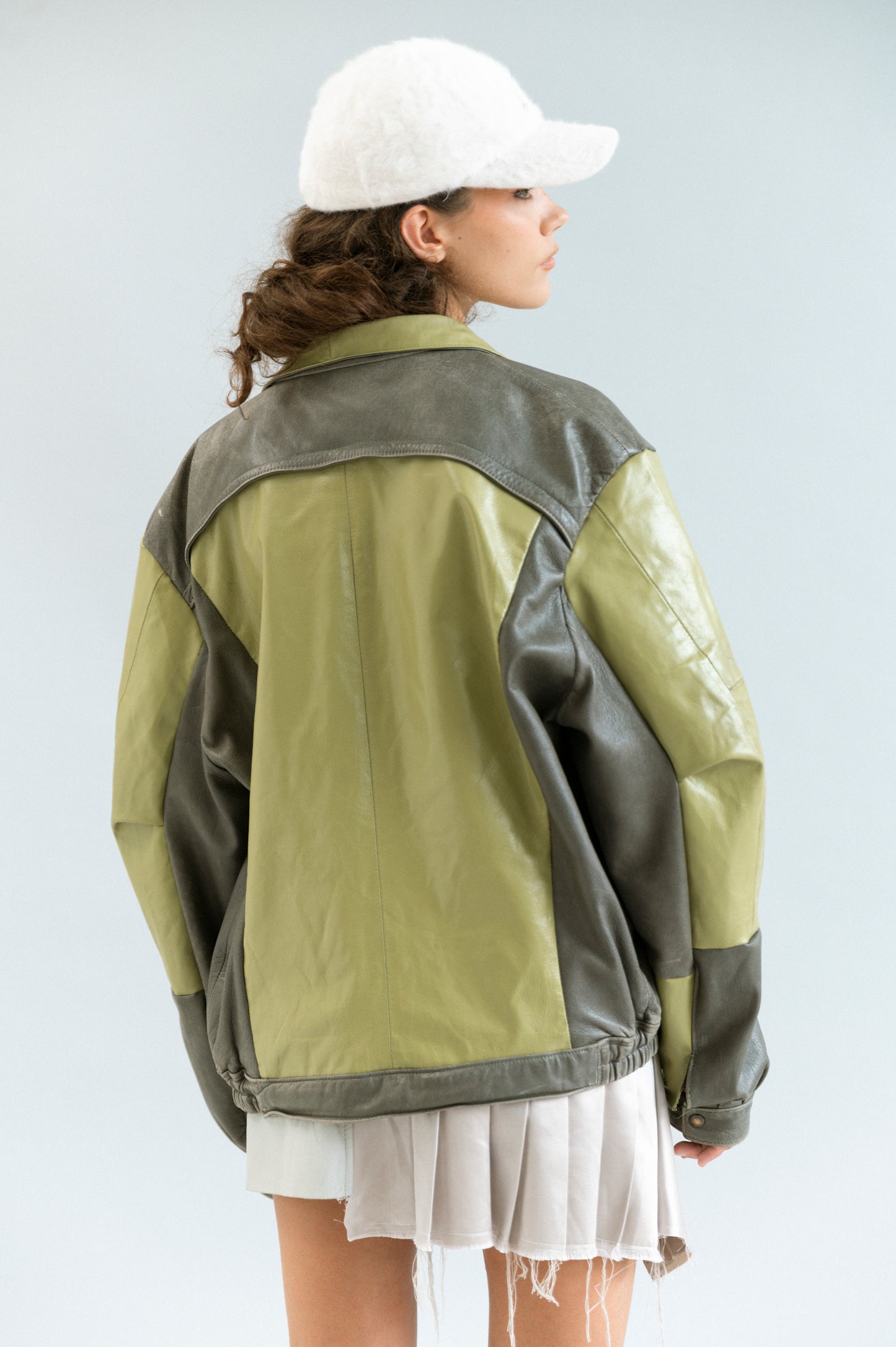 Discarded leather jacket