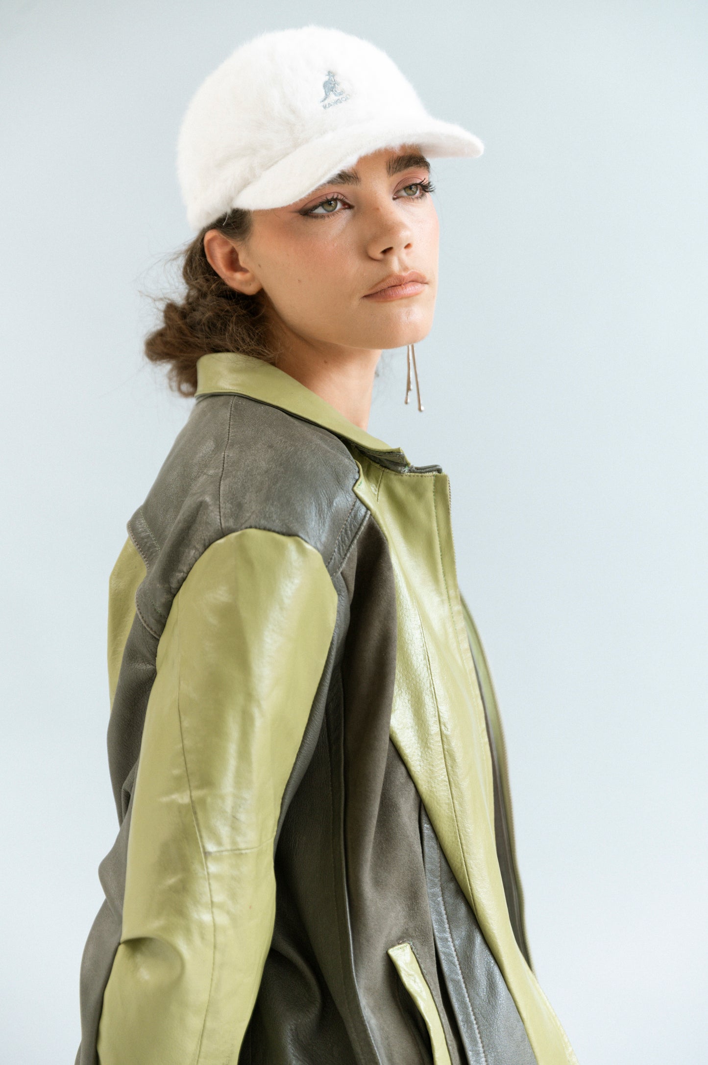 Discarded leather jacket