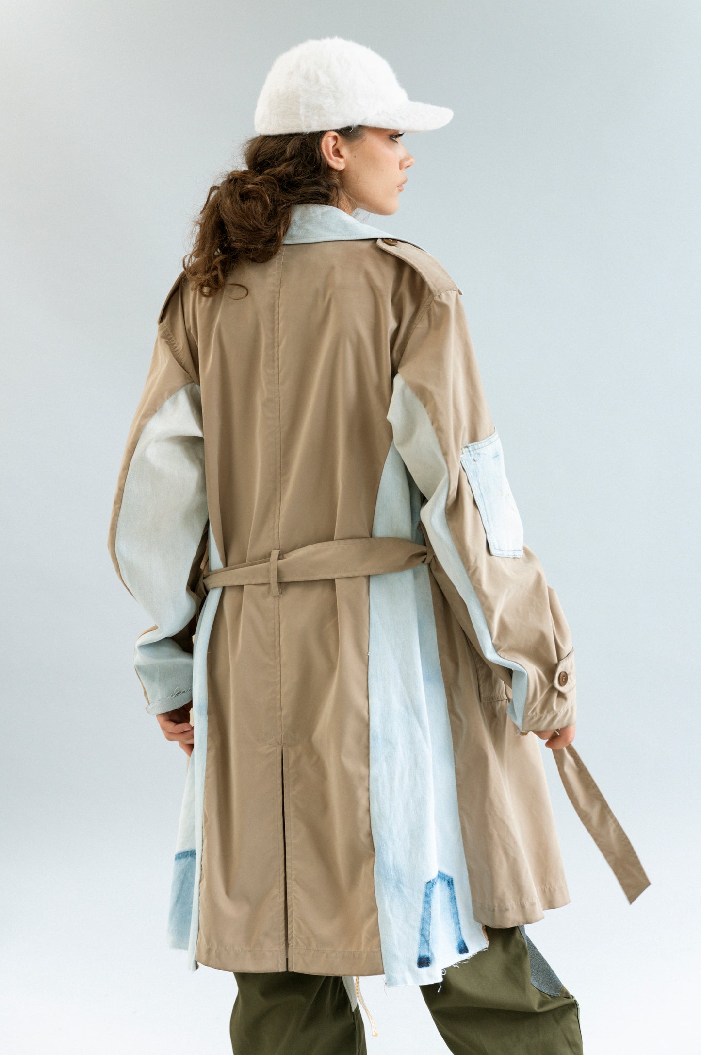Discarded Denim Trench