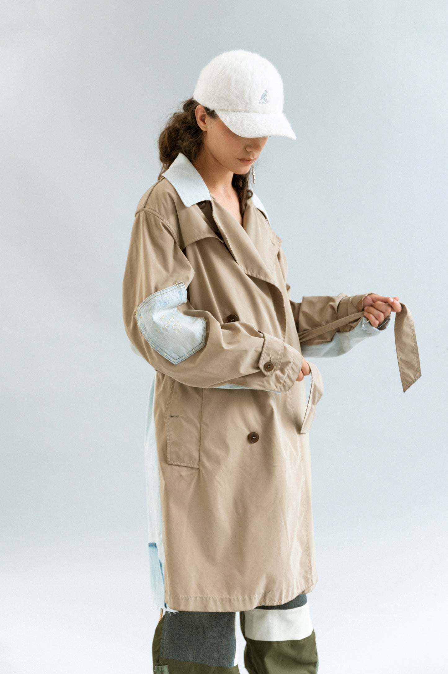 Discarded Denim Trench