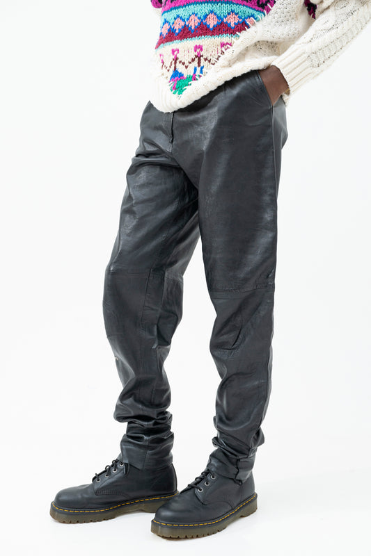 LONG LEATHER PANTS