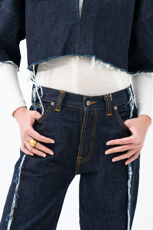 RAW DENIM PANTS