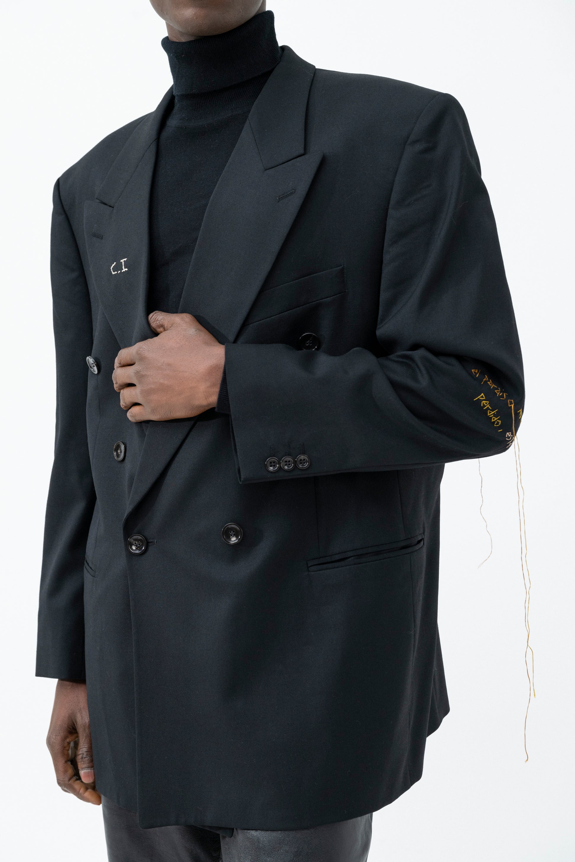 LIMBO PATCH BLAZER BLACK