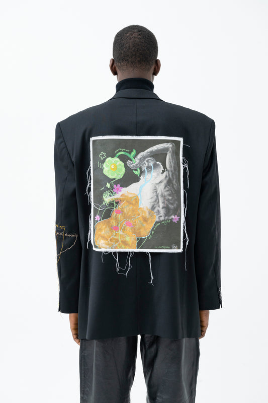 LIMBO PATCH BLAZER BLACK