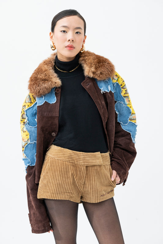 CORDUROY SHORT PANTS