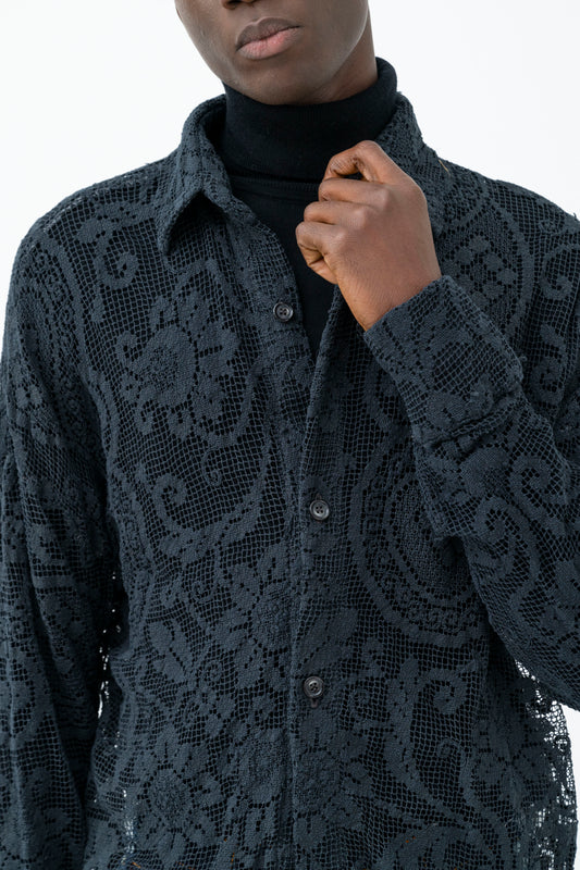 BRODERIE LS SHIRT