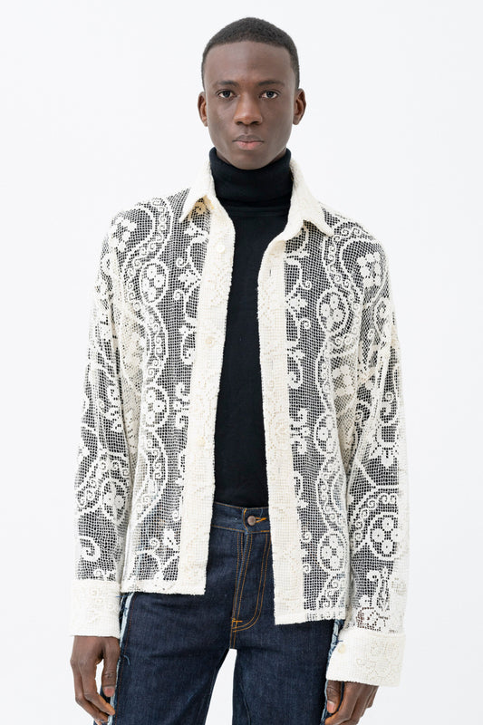 BRODERIE LS SHIRT