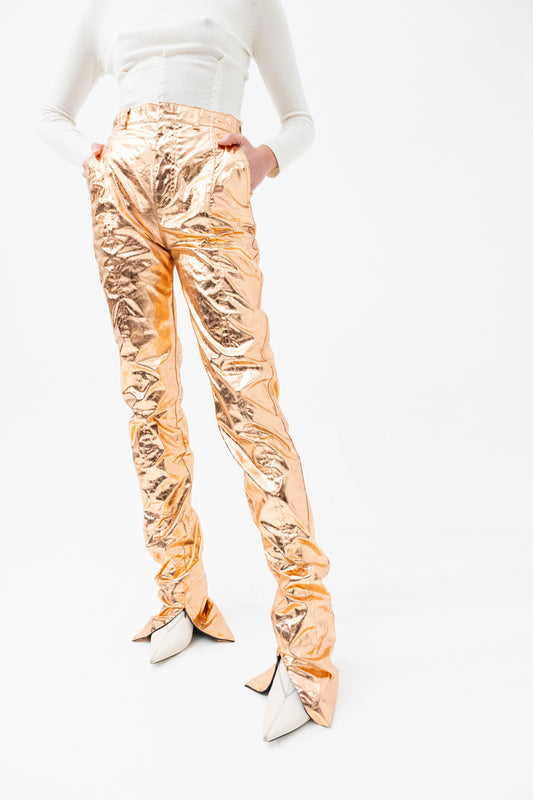 LONG GOLDEN PANTS
