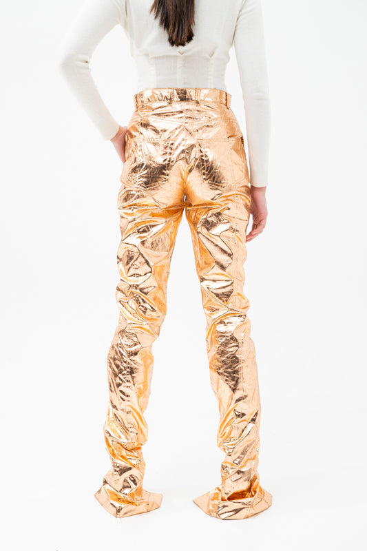 LONG GOLDEN PANTS