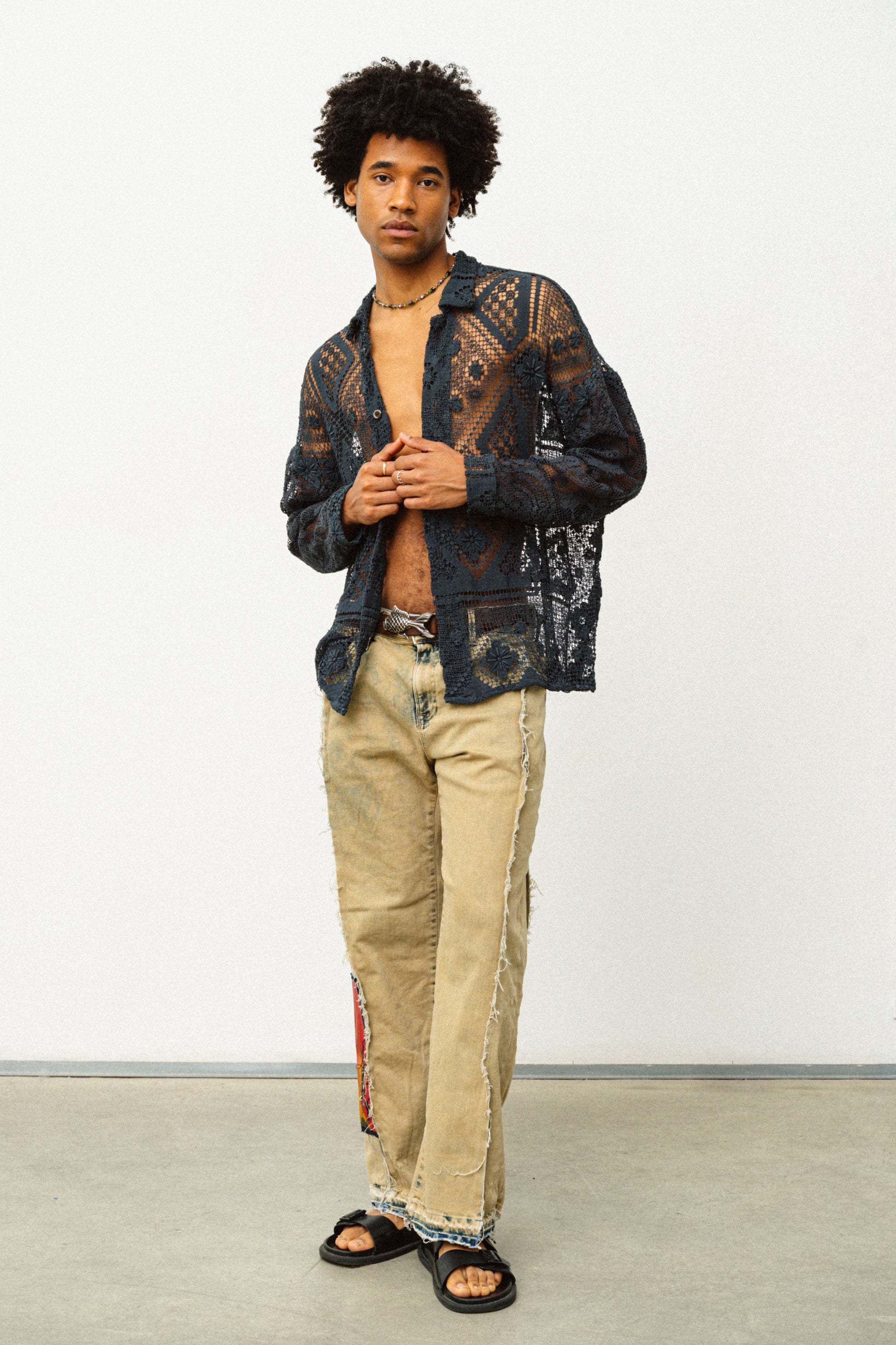 BRODERIE LS SHIRT