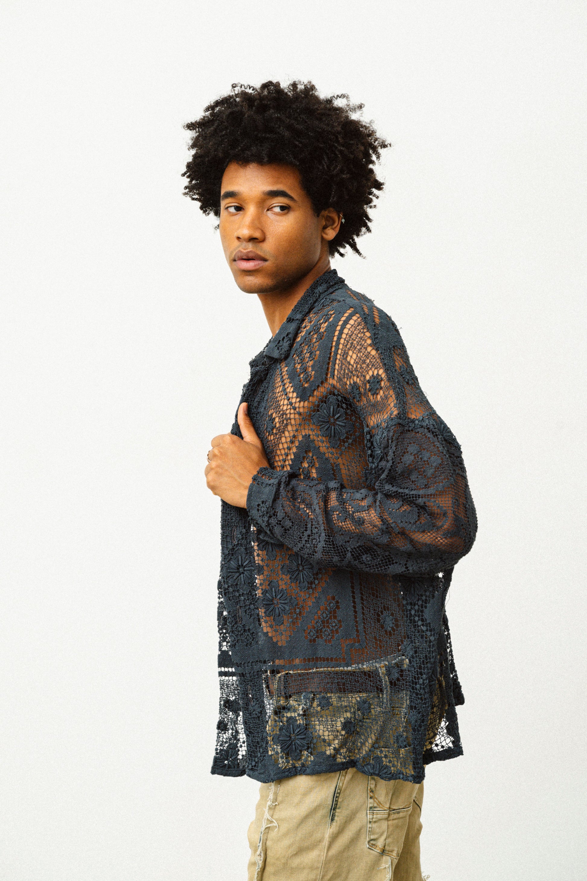 BRODERIE LS SHIRT