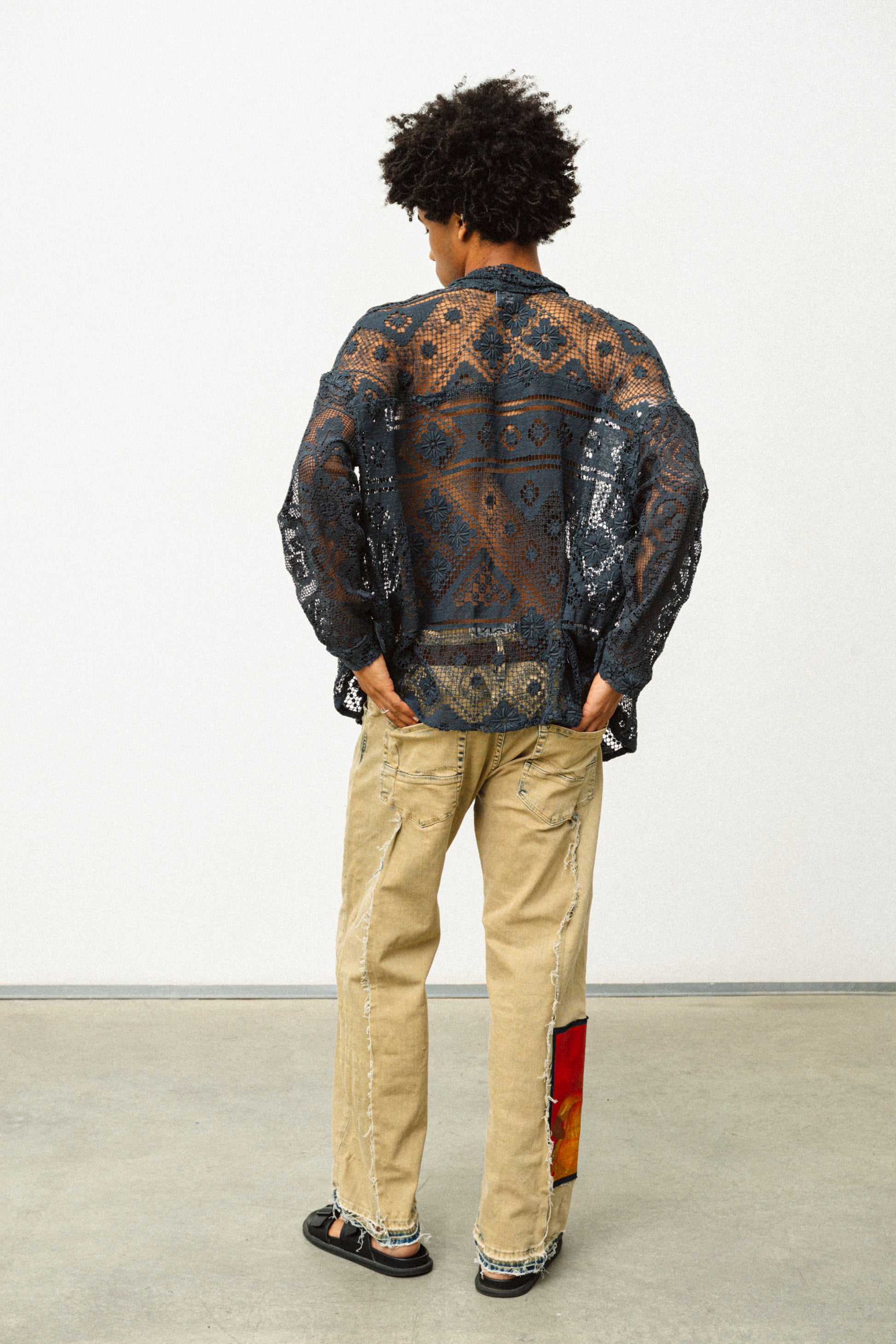 BRODERIE LS SHIRT