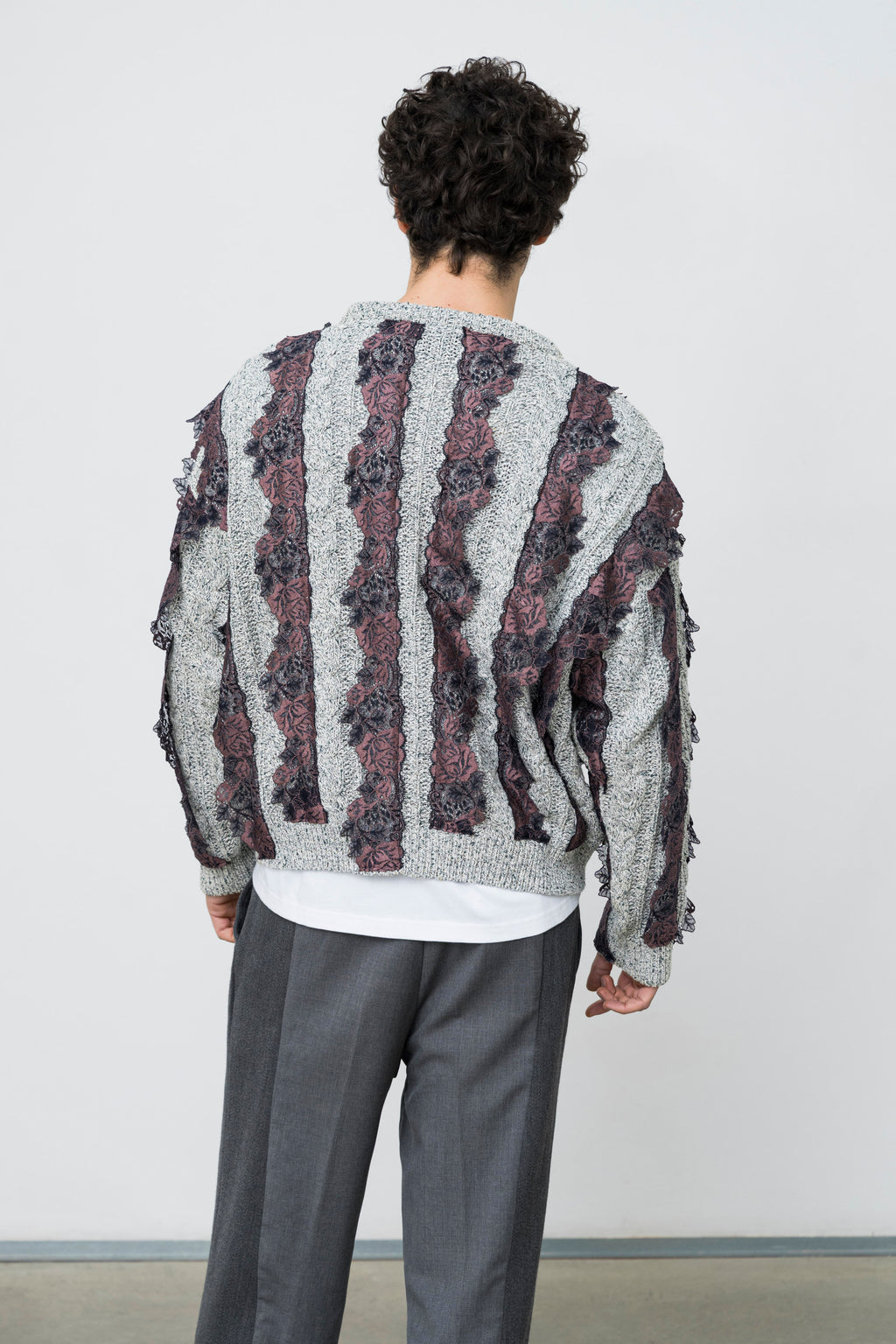 MERLETTO TRIM SWEATER