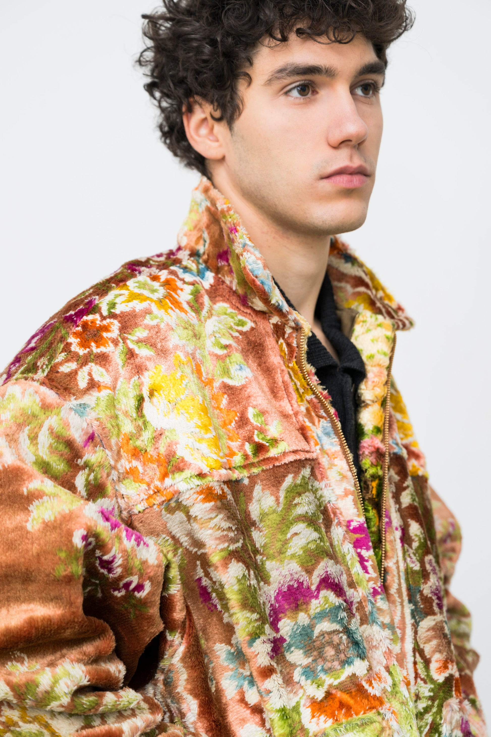 SACRA BROCCATO BOXY JACKET