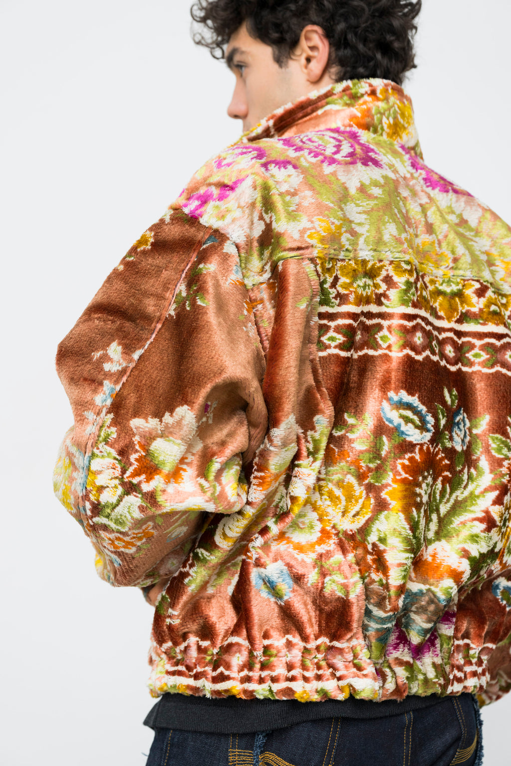 SACRA BROCCATO BOXY JACKET