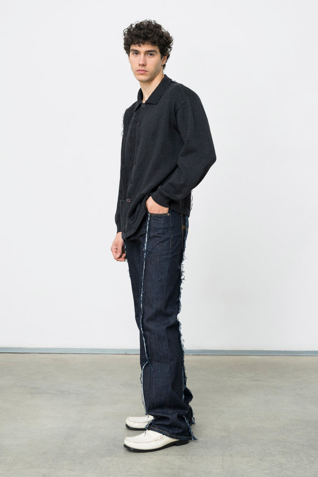 RAW DENIM PANTS