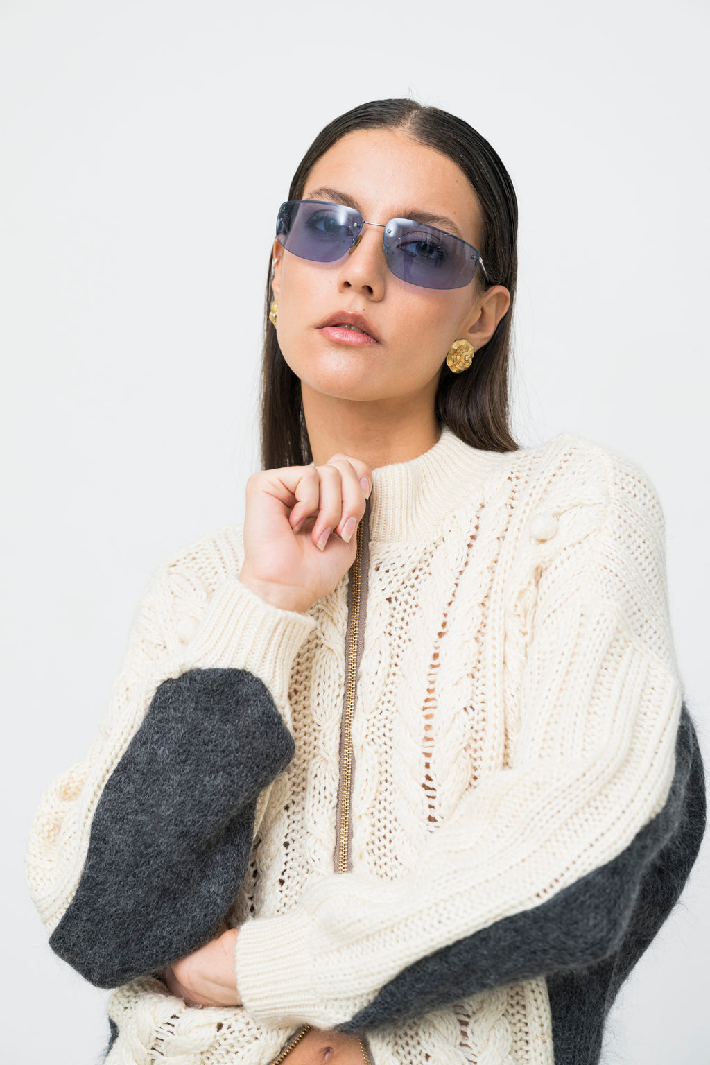 BILATERAL WOOL CARDIGAN