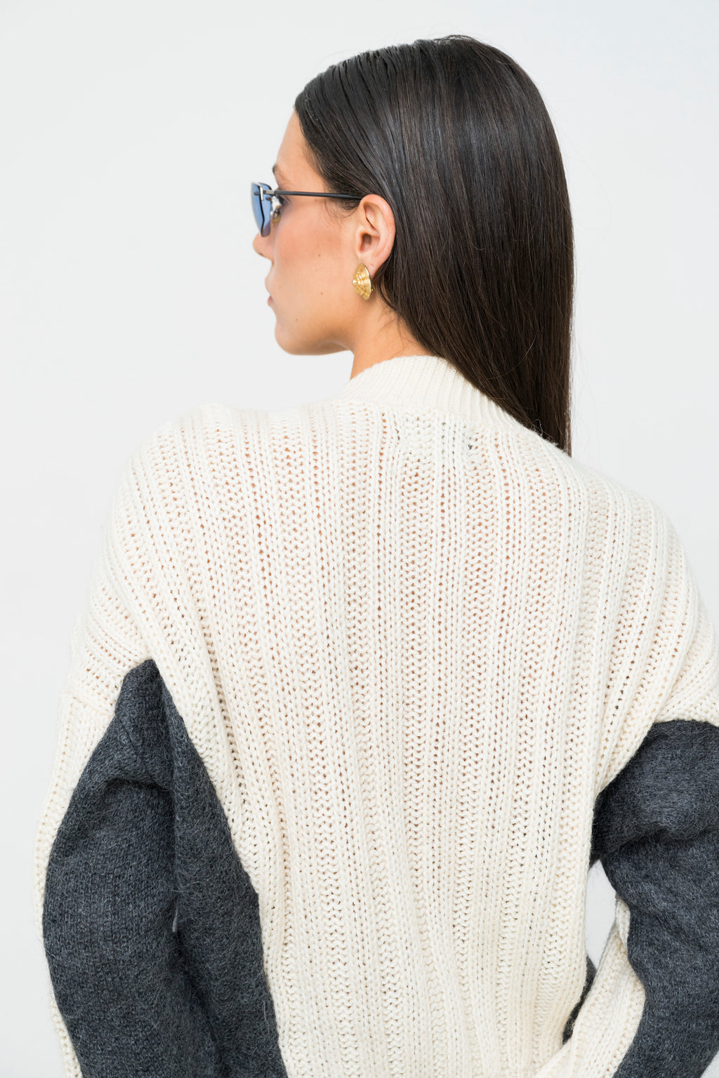 BILATERAL WOOL CARDIGAN