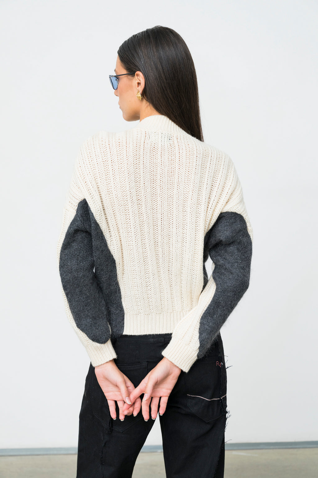 BILATERAL WOOL CARDIGAN