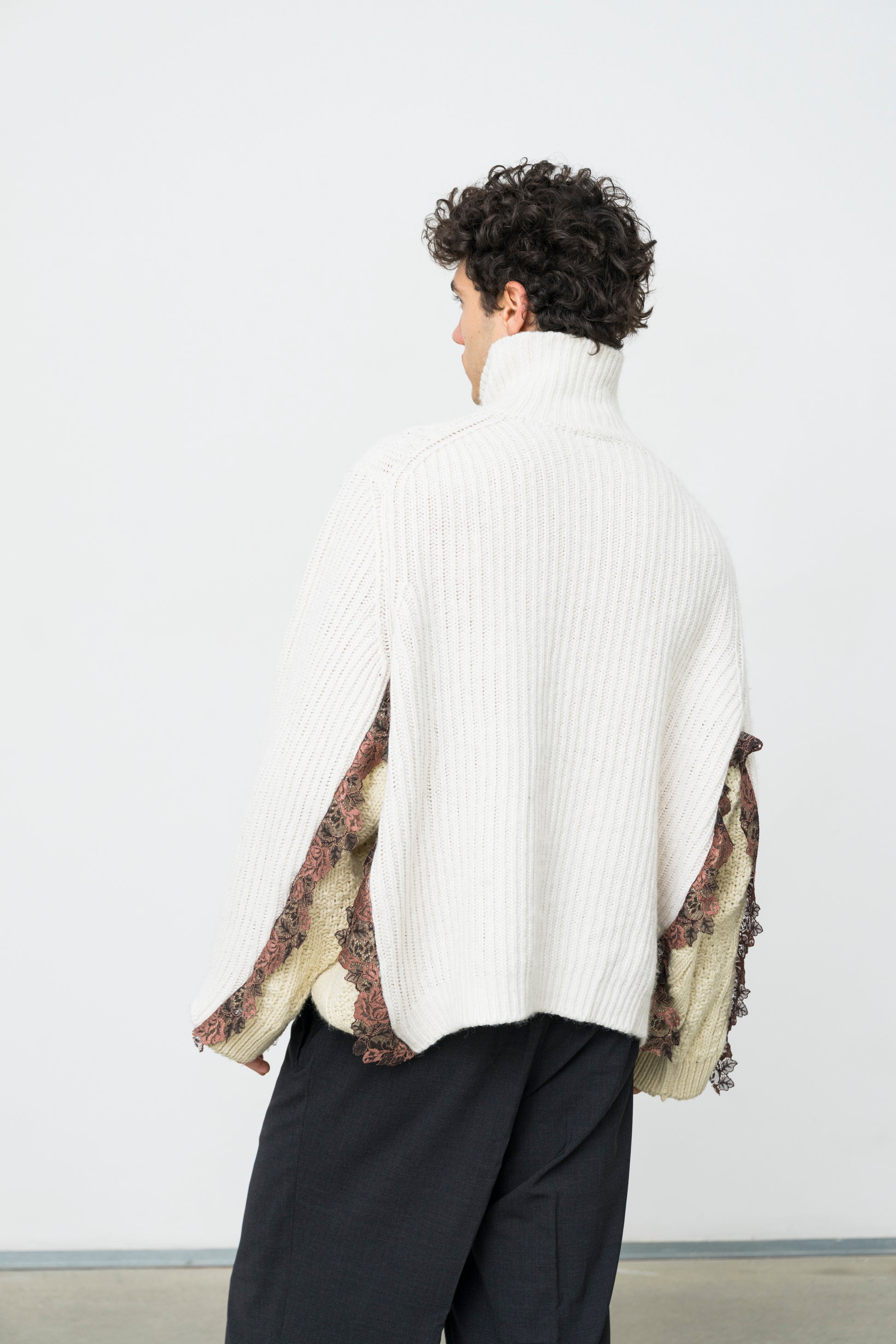DIMENTICATO CABLE-KNIT SWEATER