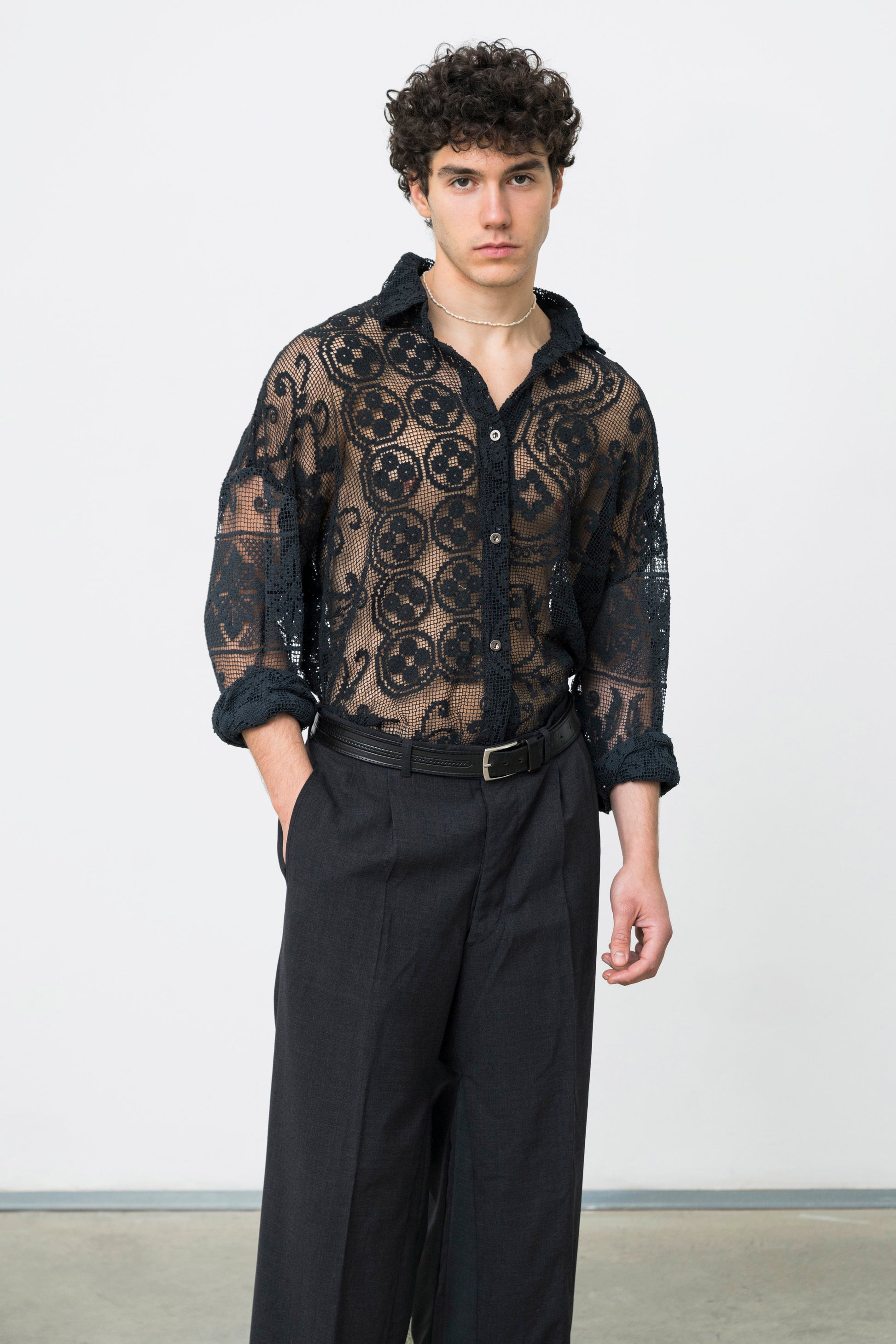 BRODERIE LS SHIRT