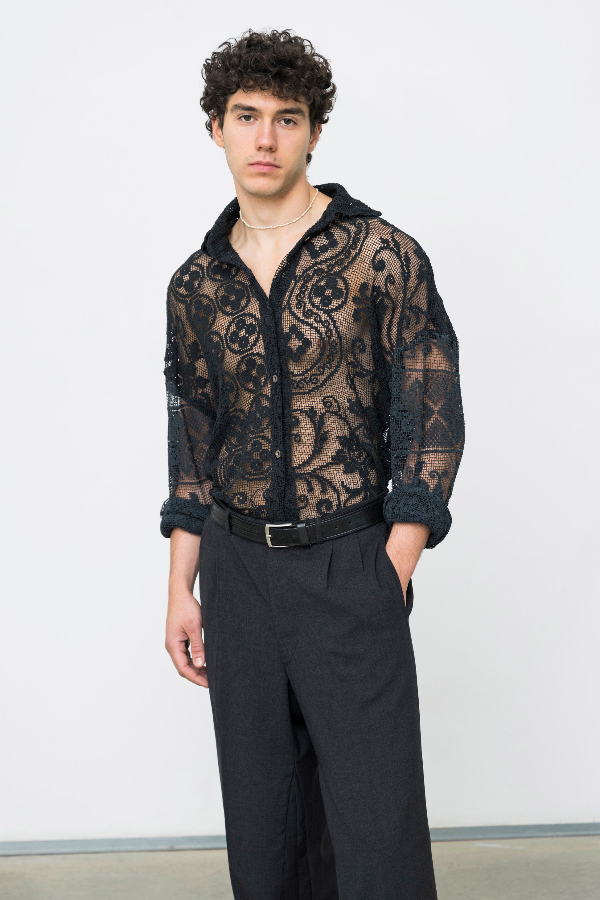 BRODERIE LS SHIRT