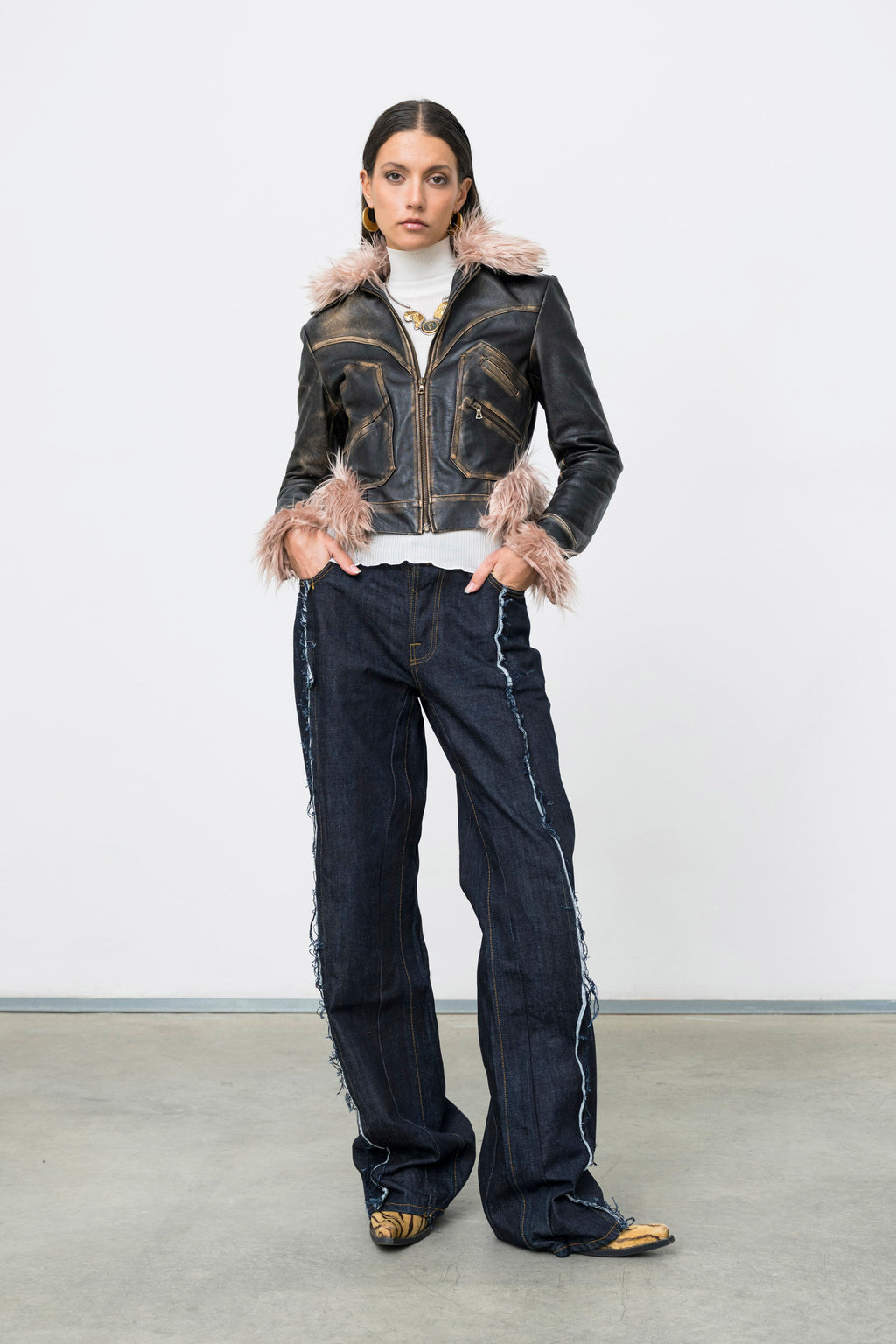 RINASCIMENTO LEATHER JACKET