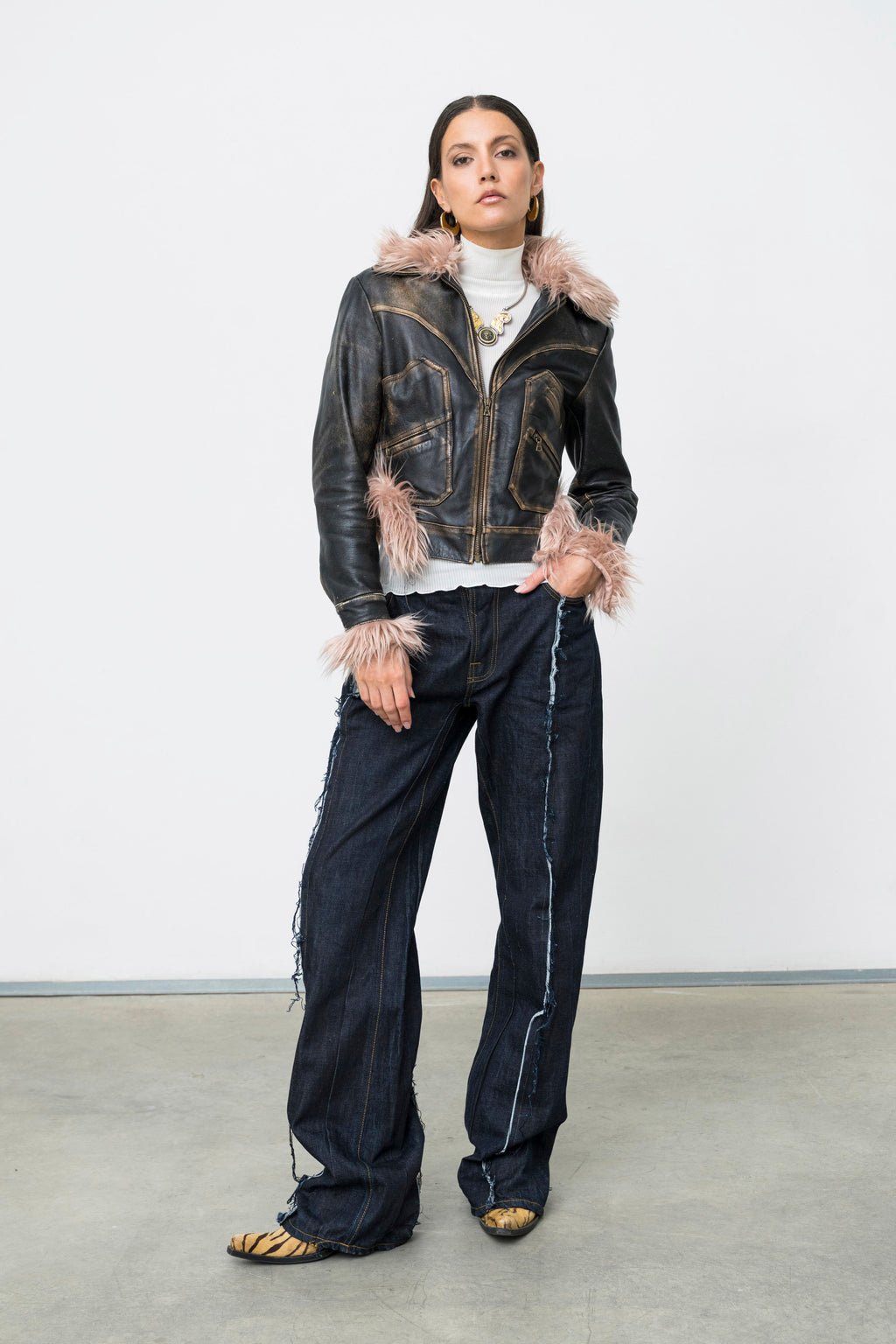 RINASCIMENTO LEATHER JACKET