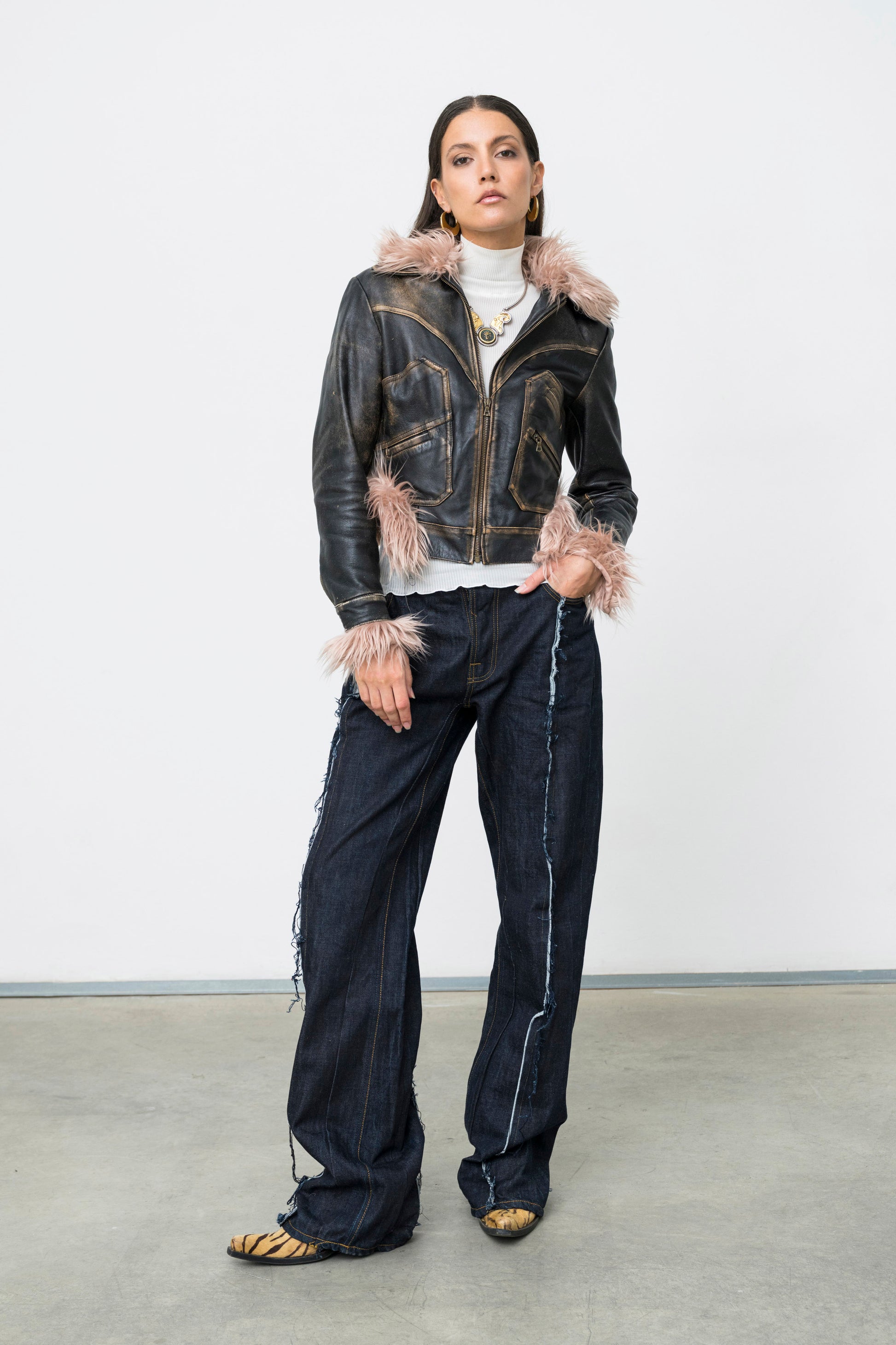 RINASCIMENTO LEATHER JACKET