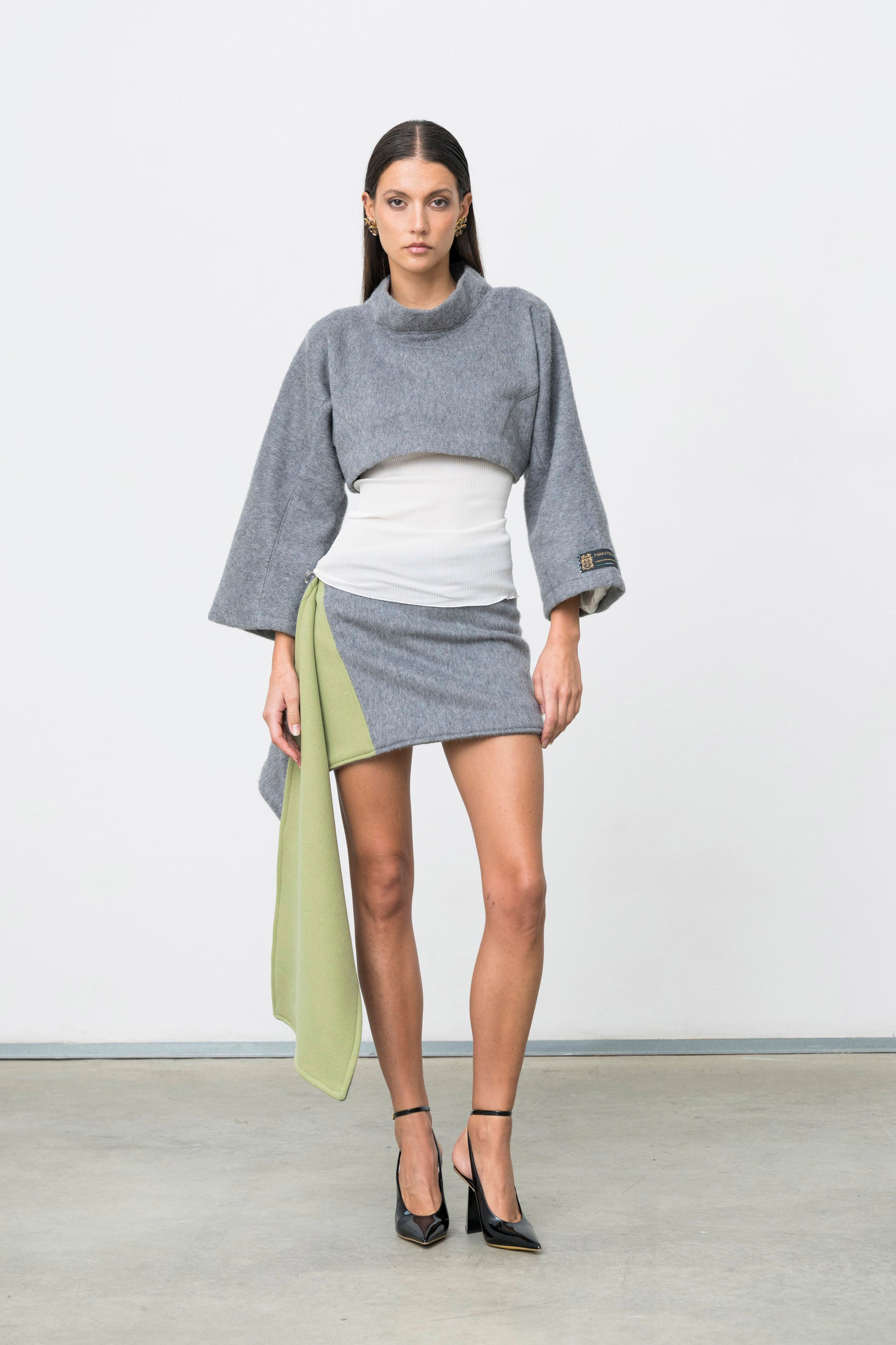 CERCHIO WOOL SKIRT
