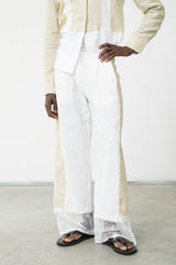 LINEN WIDE PANTS