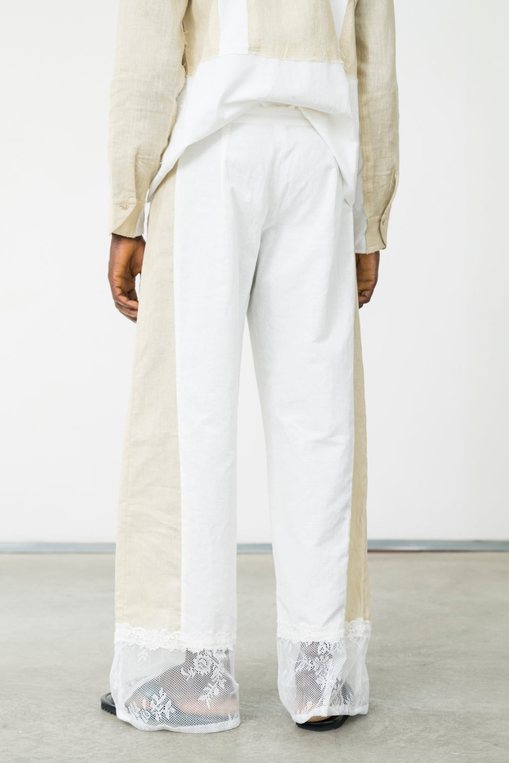 LINEN WIDE PANTS