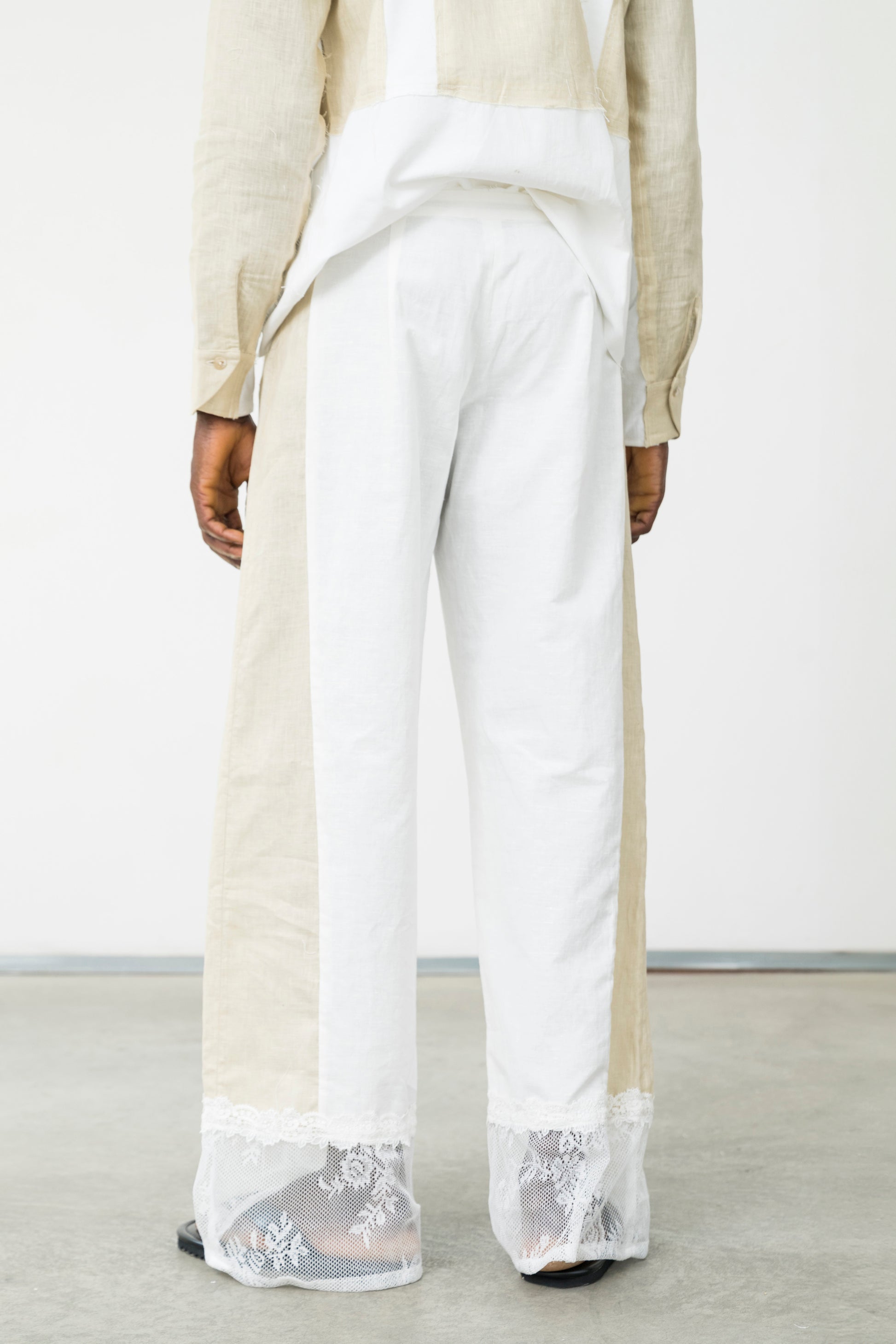 LINEN WIDE PANTS