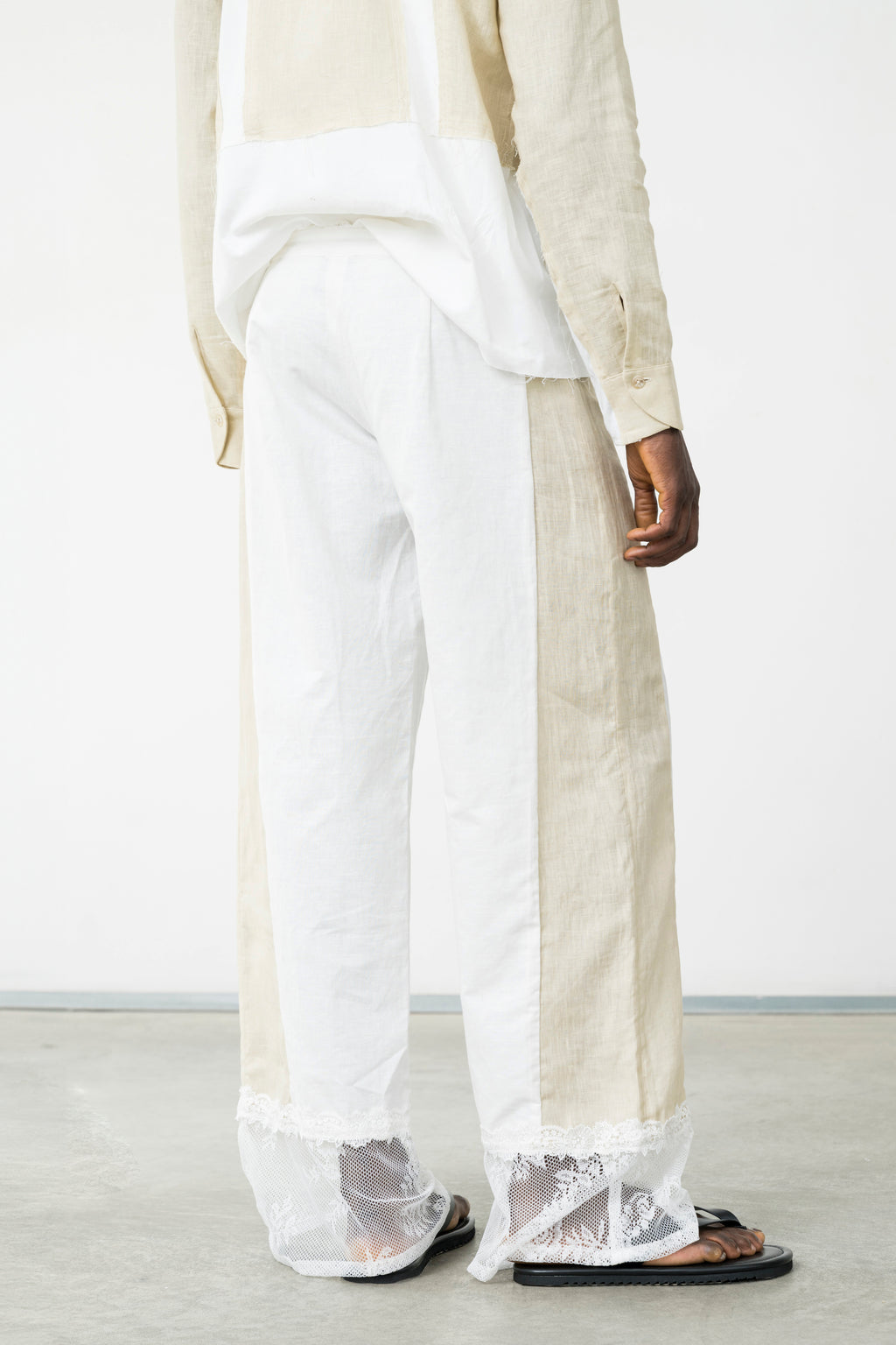 LINEN WIDE PANTS