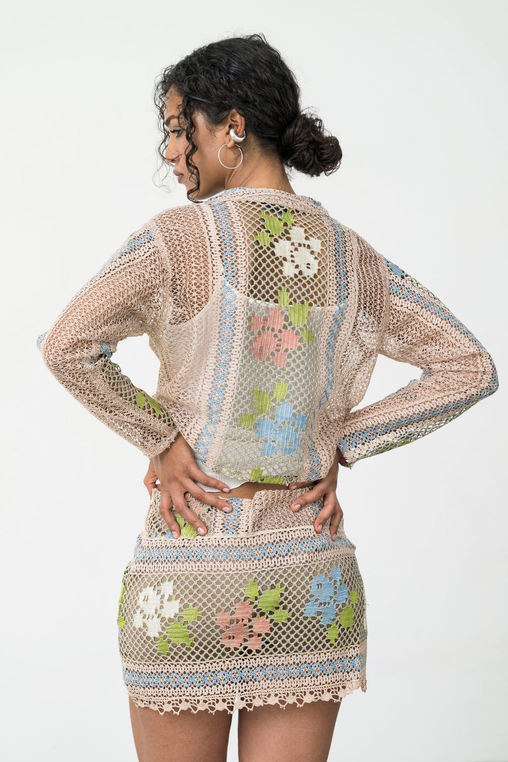 RAINBOW ZIP CARDIGAN