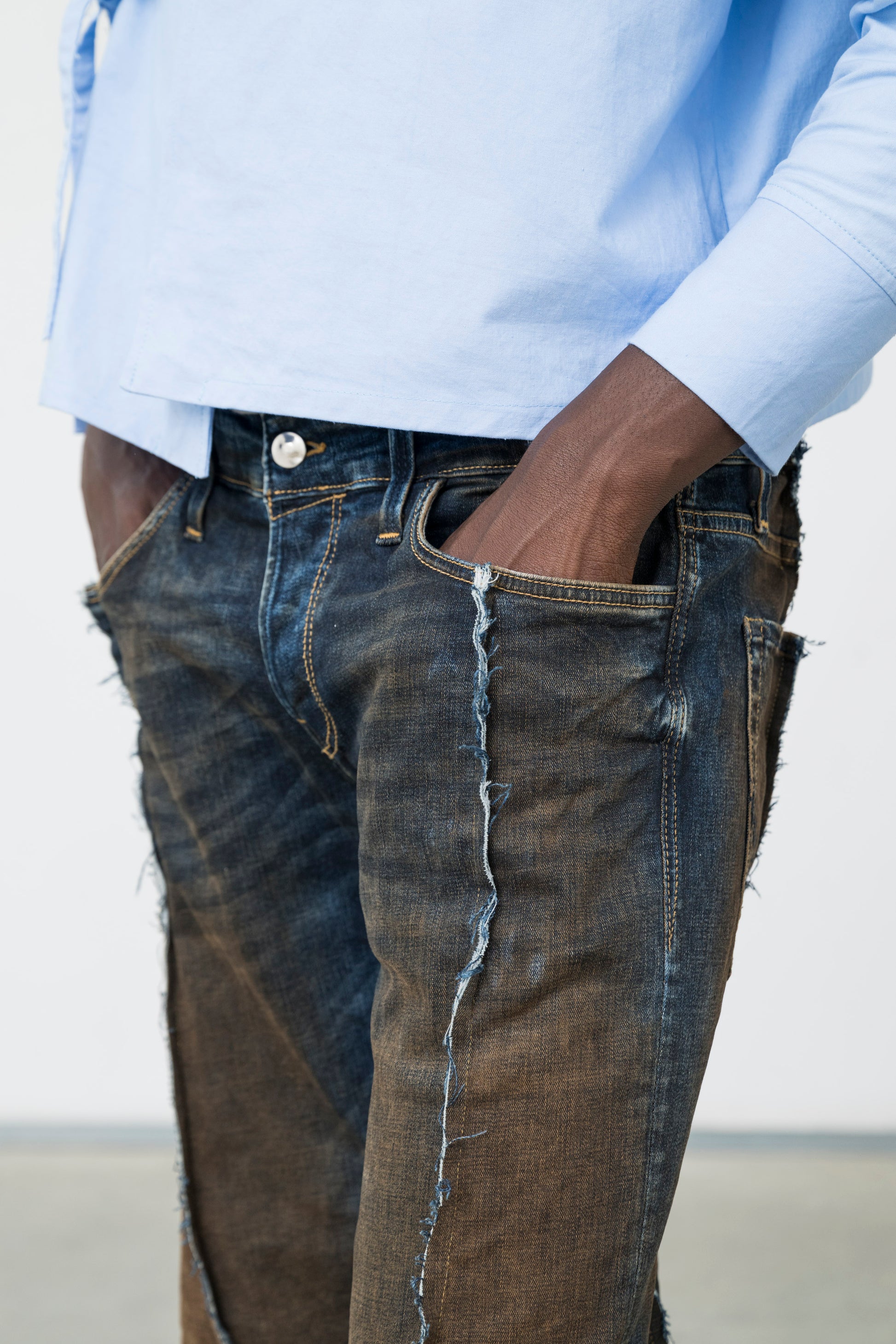 FADE DENIM PANTS