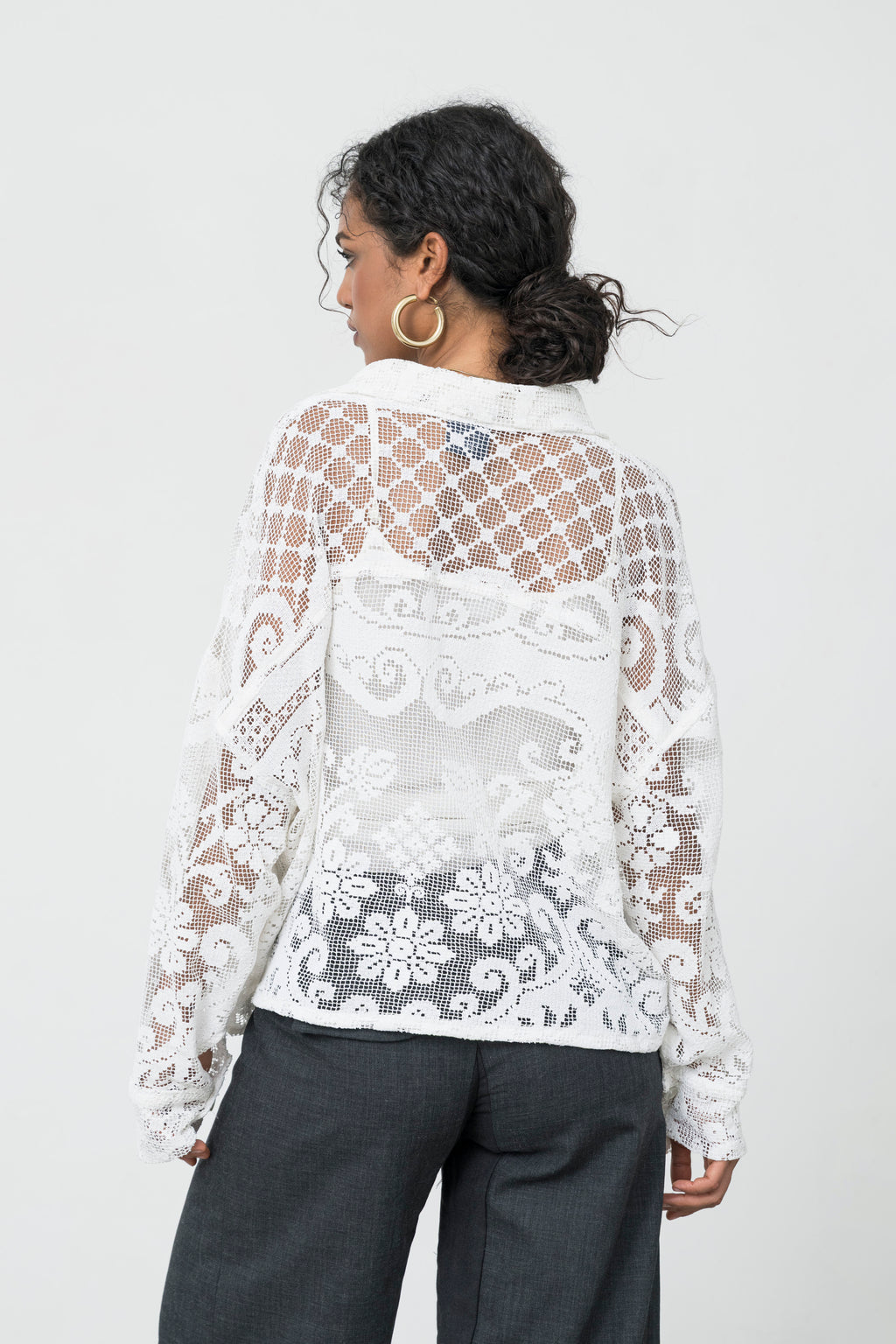 BRODERIE LS SHIRT