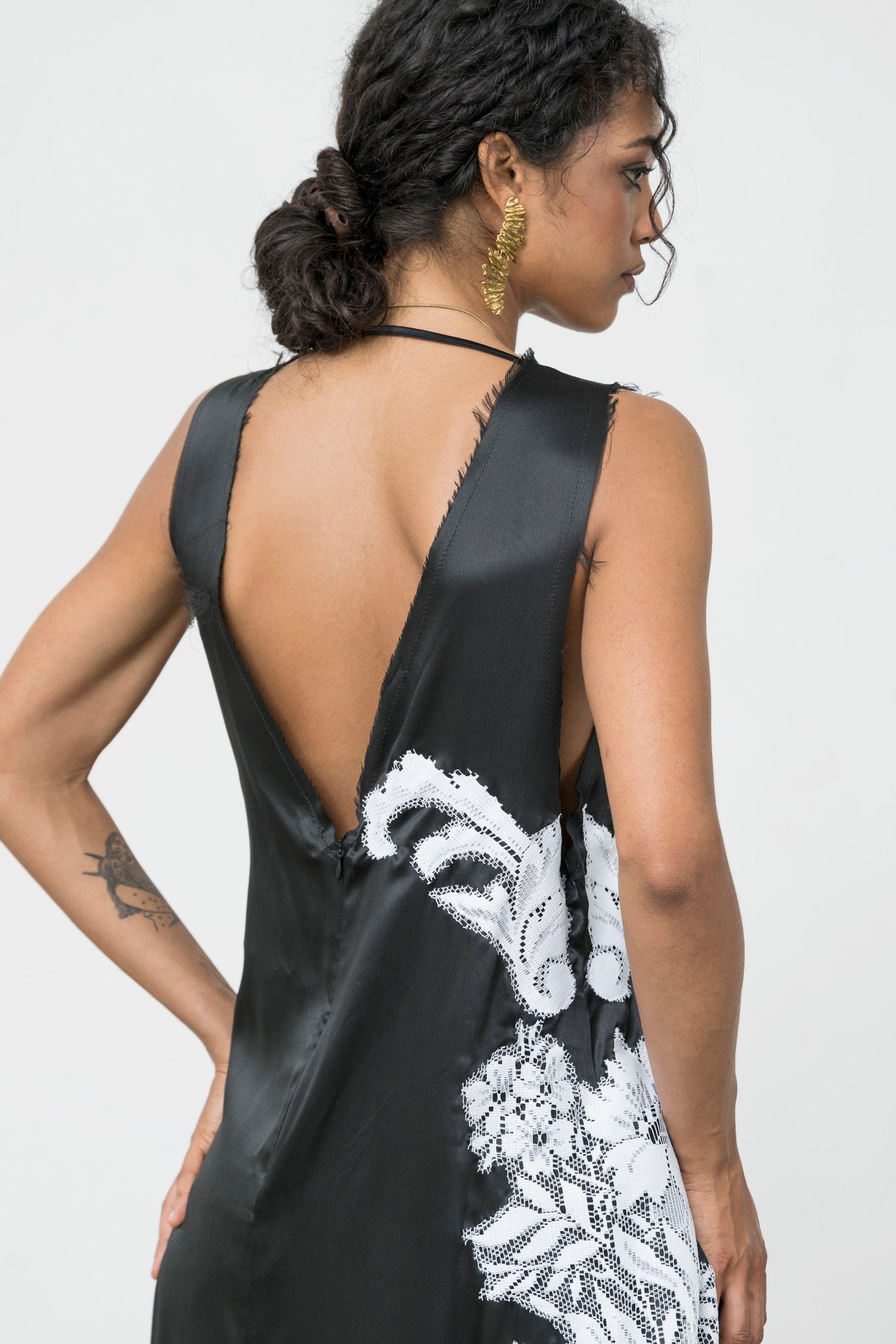 INFERNO SILK DRESS
