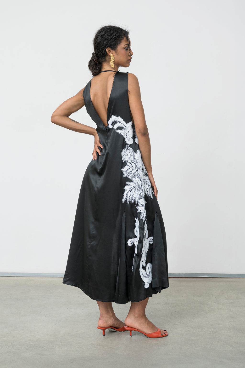 INFERNO SILK DRESS