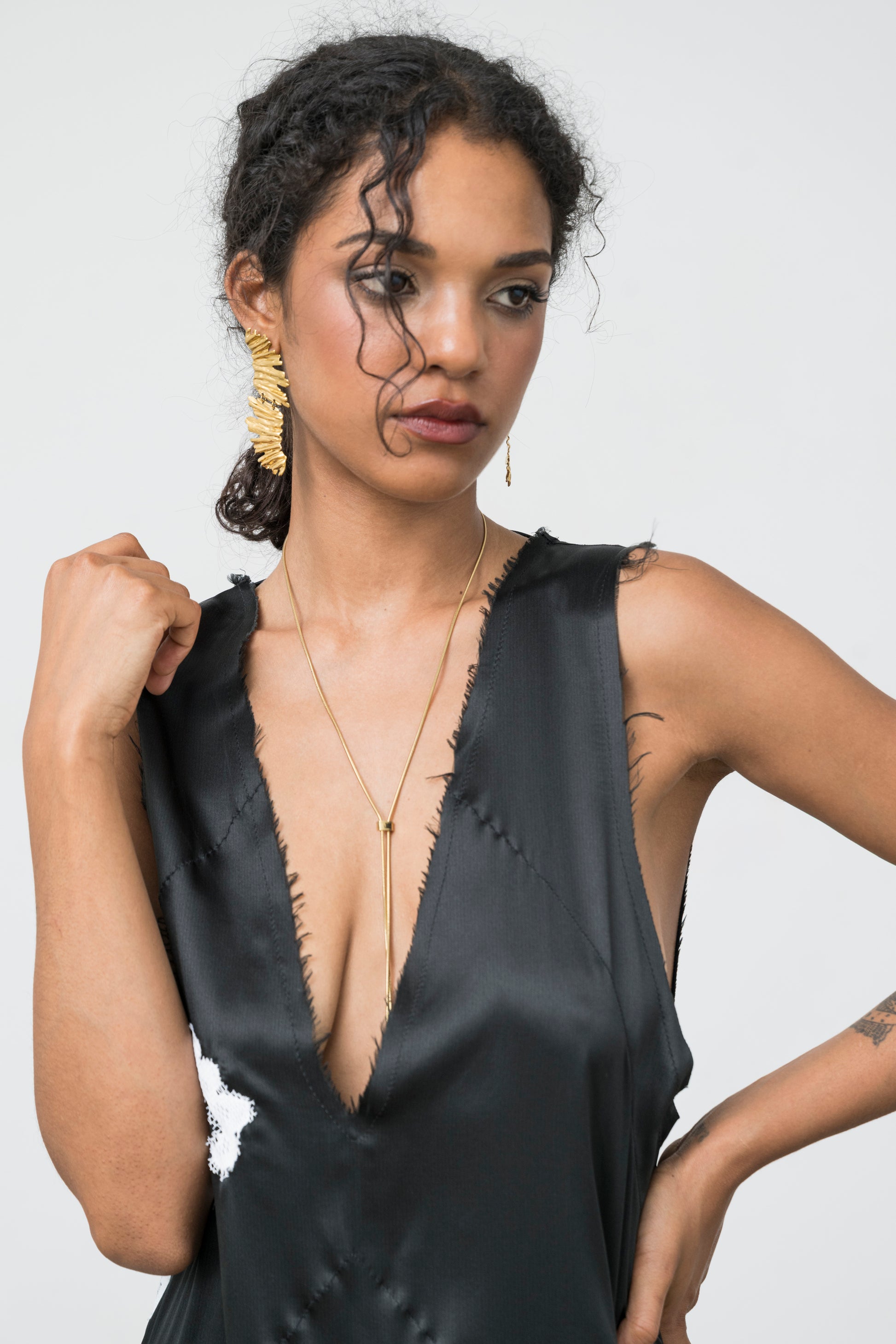 INFERNO SILK DRESS