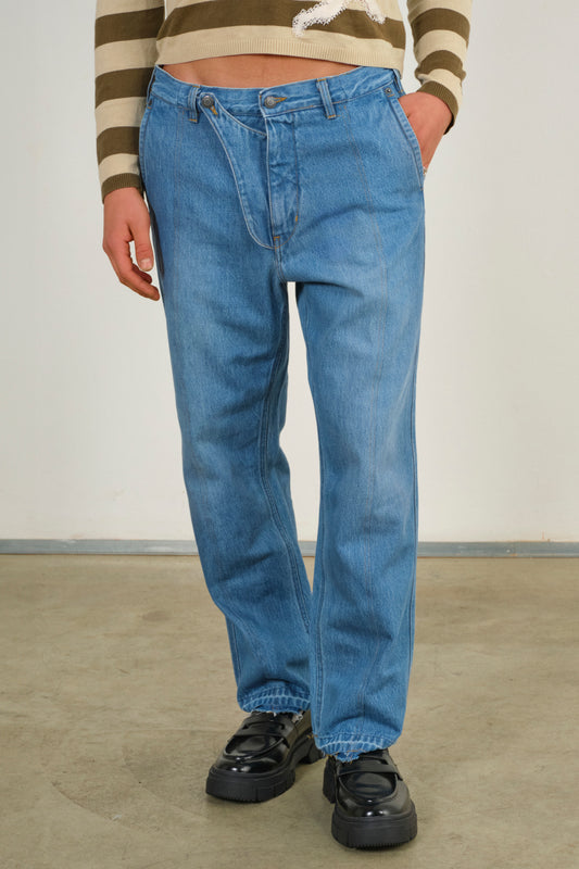 DOUBLE DENIM PANTS