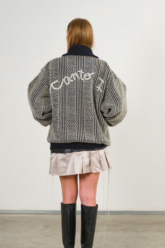 NUOVA KNITTED BOMBER JACKET